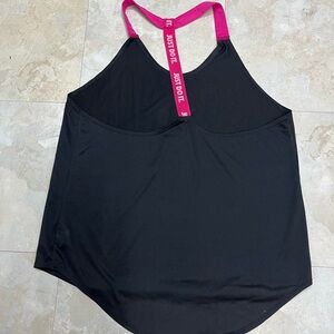 Nike Black Tank Top with Pink Straps
